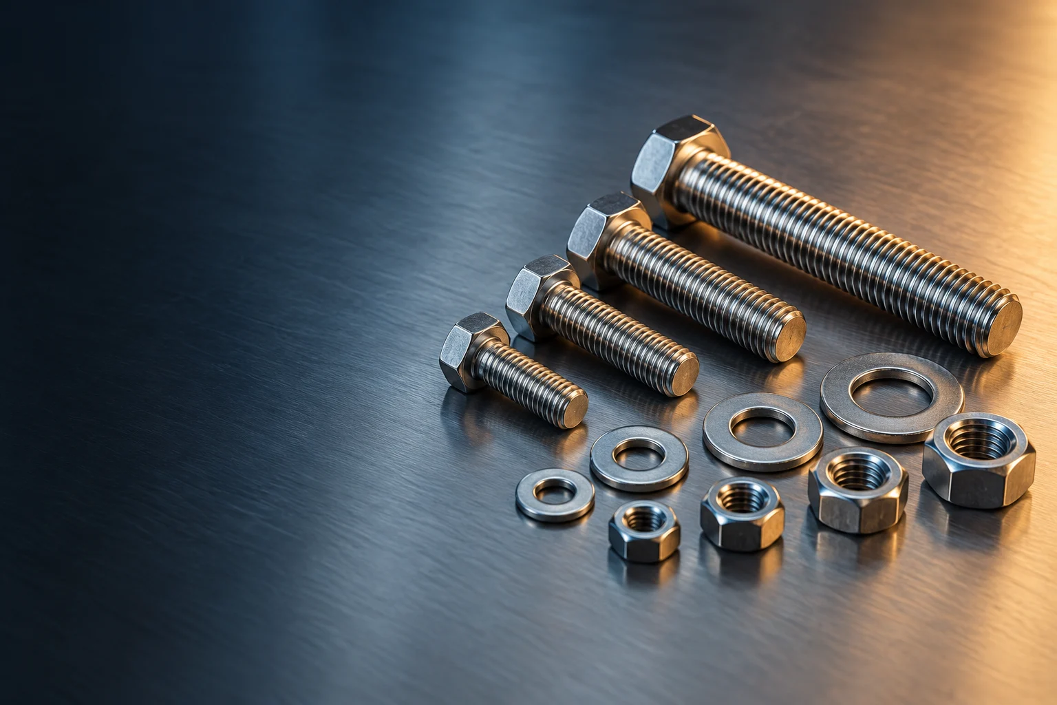 Illustrative fasteners & fixings product scene