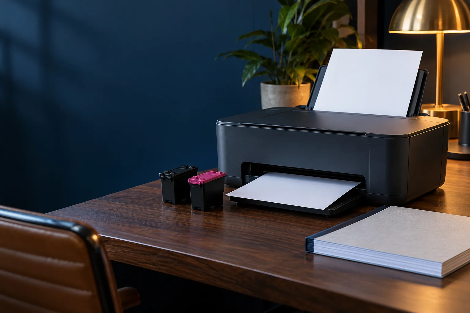 Illustrative printing & document supplies product scene