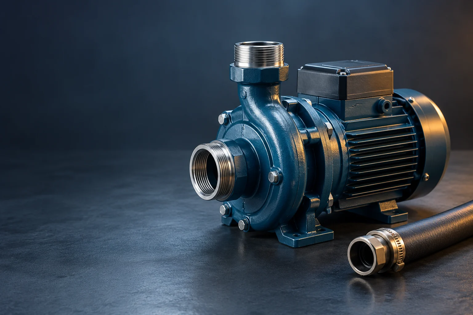 Illustrative pumps & fluid handling product scene