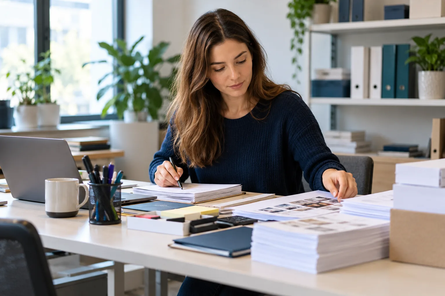 Illustrative office supplies products and requirement review