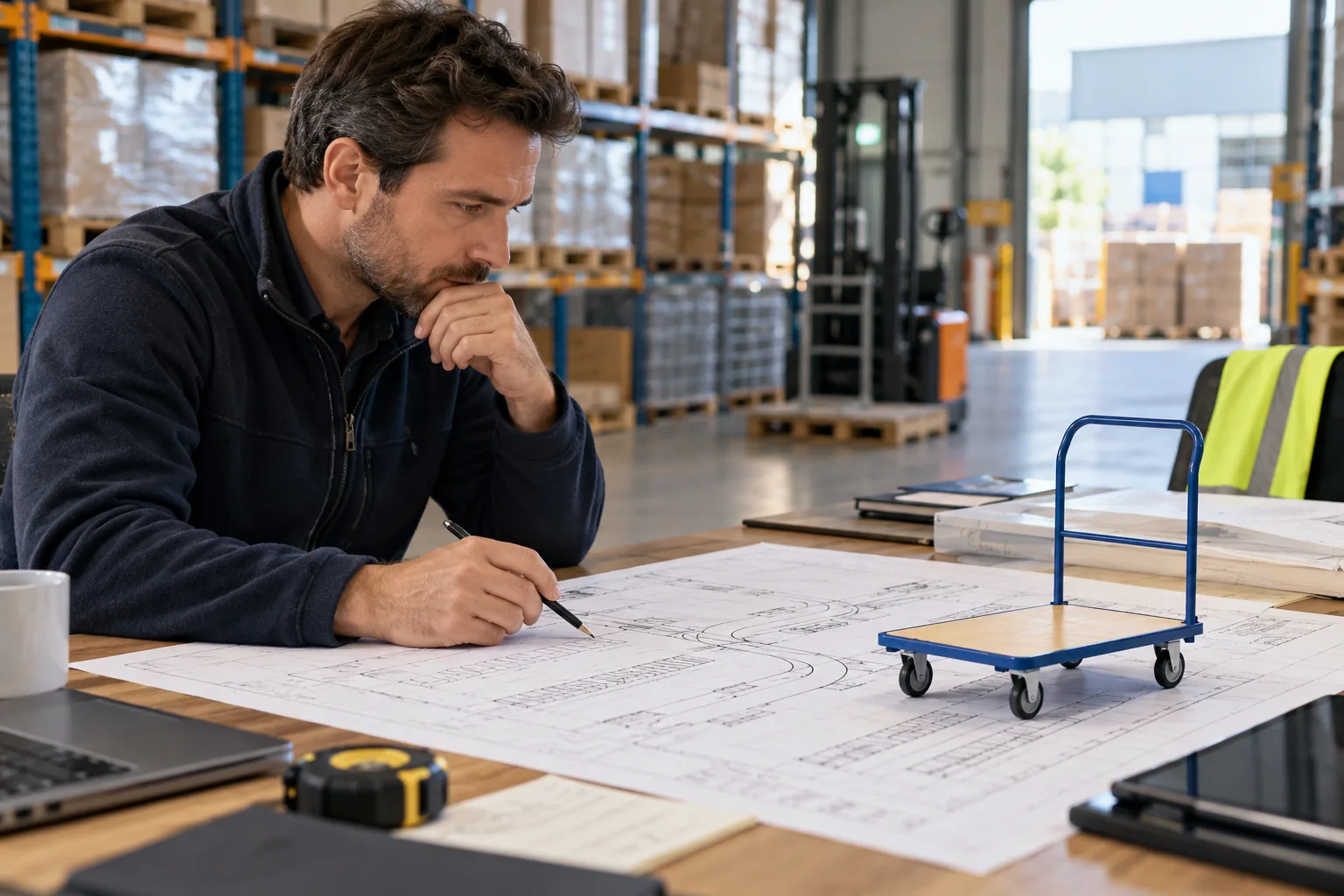 Illustrative material handling equipment products and requirement review