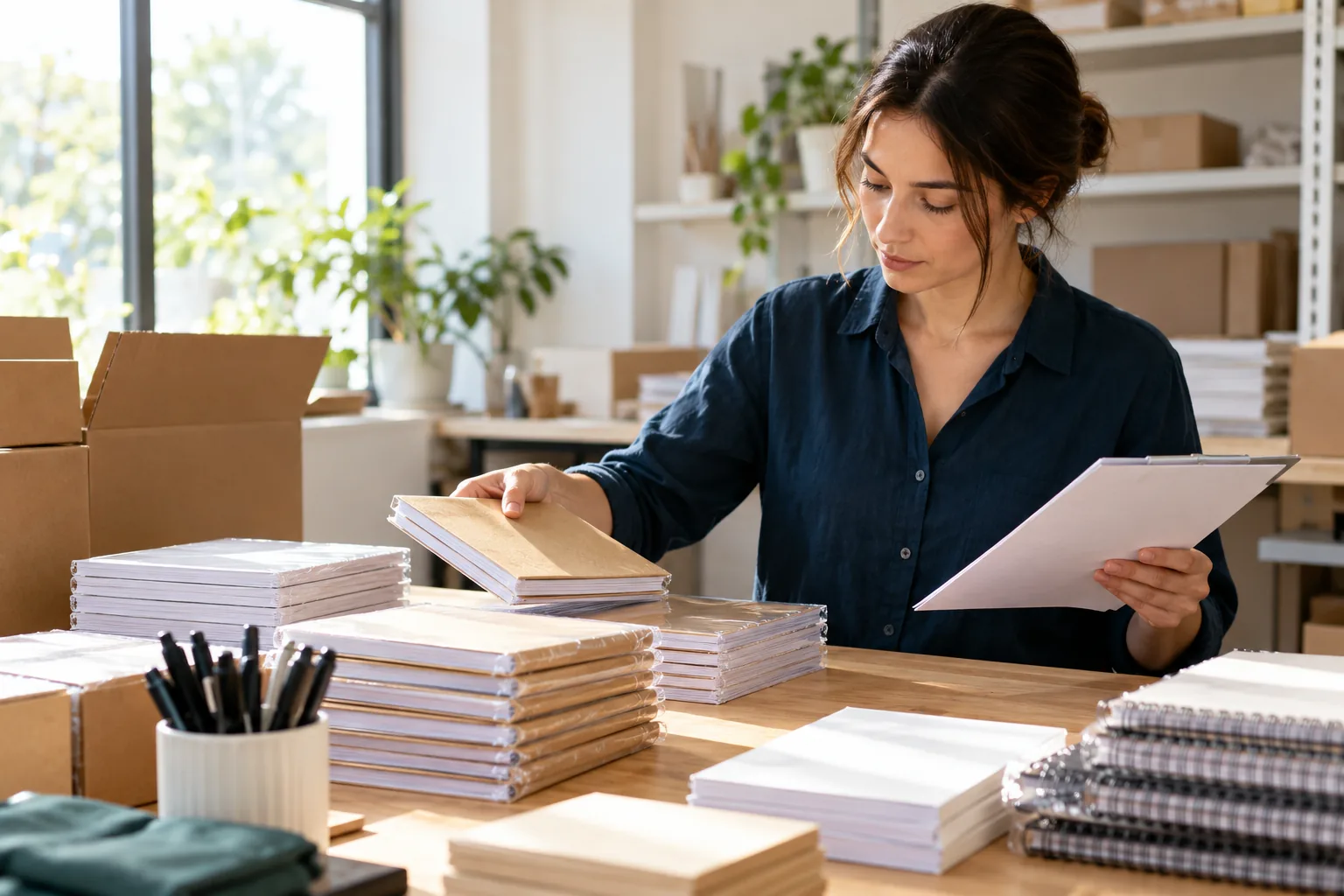 Illustrative stationery & everyday essentials products and requirement review