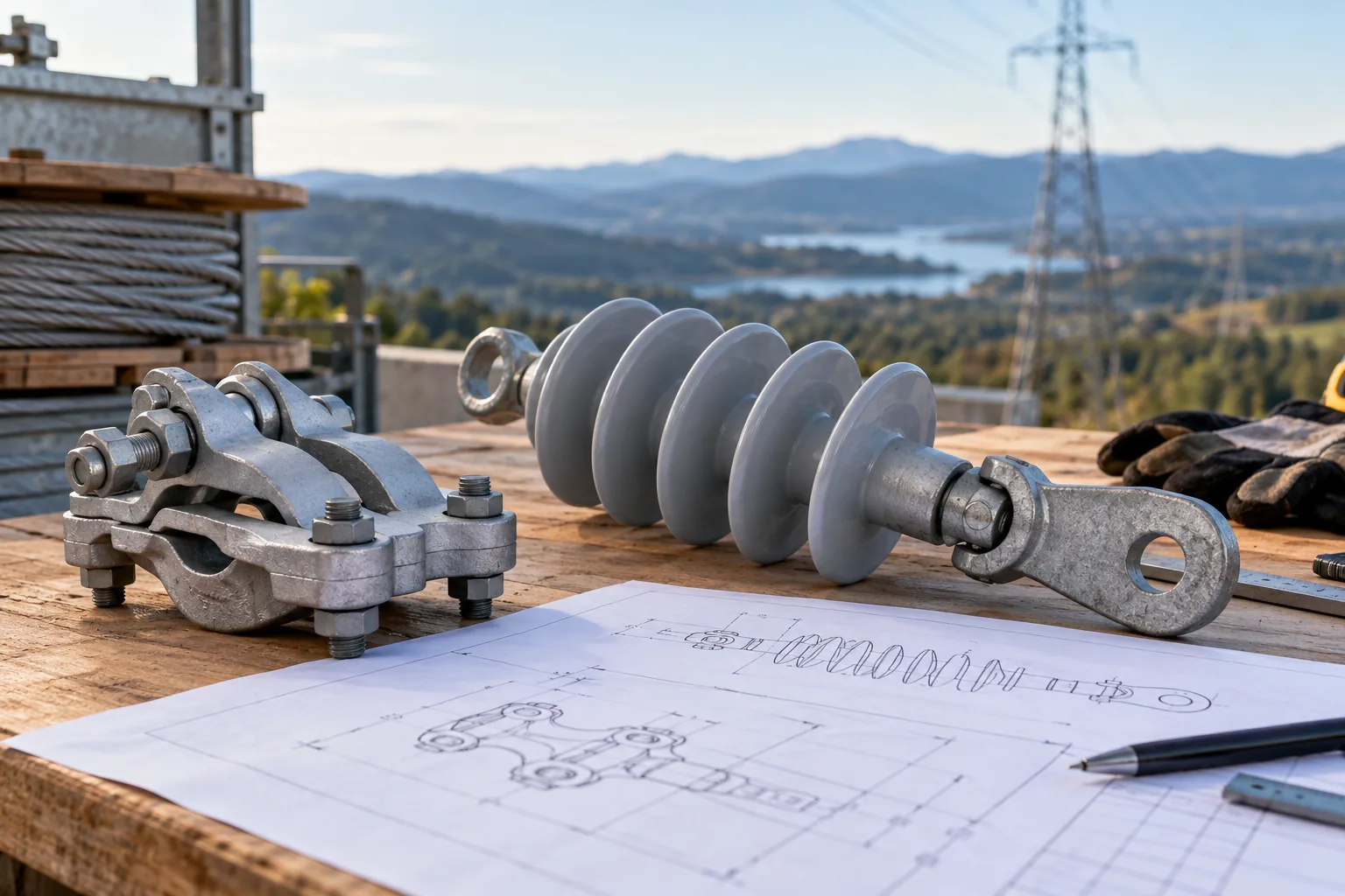 Illustrative transmission line hardware & insulation products and requirement review