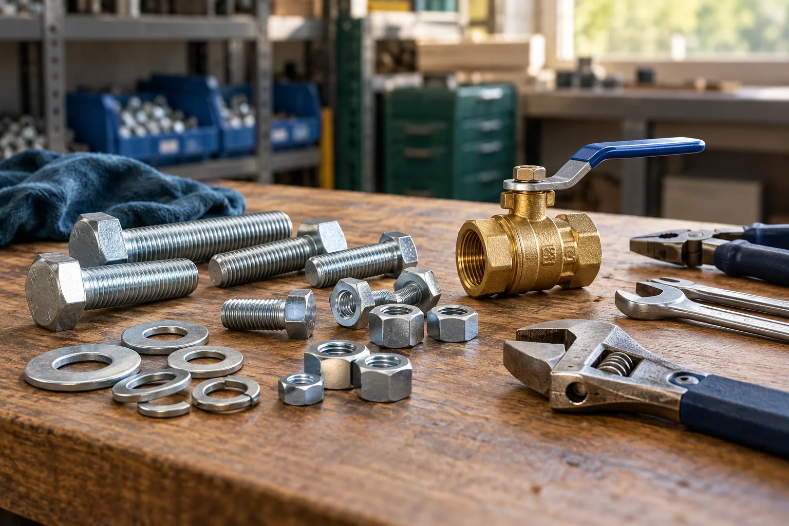 Illustrative Industrial Hardware scene
