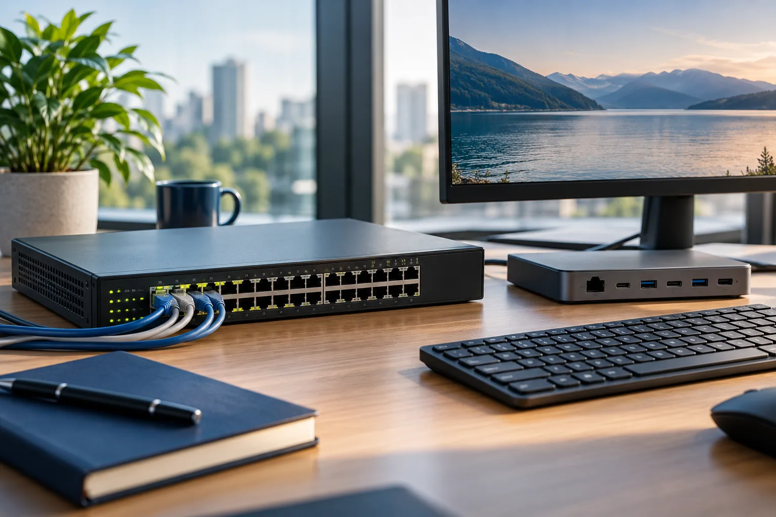 Illustrative IT Hardware & Computer Peripherals scene