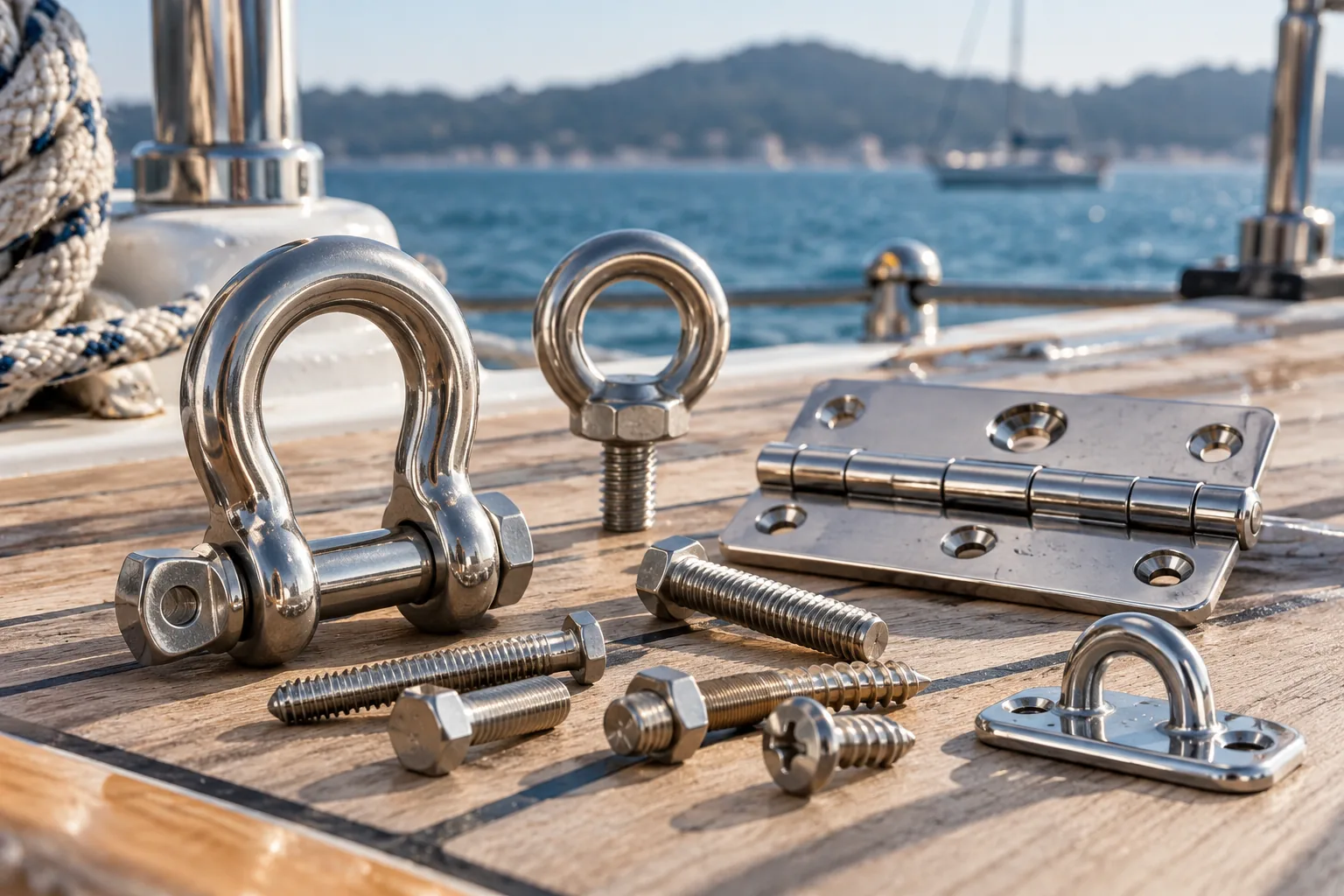 Illustrative Shipbuilding Hardware & Fasteners scene