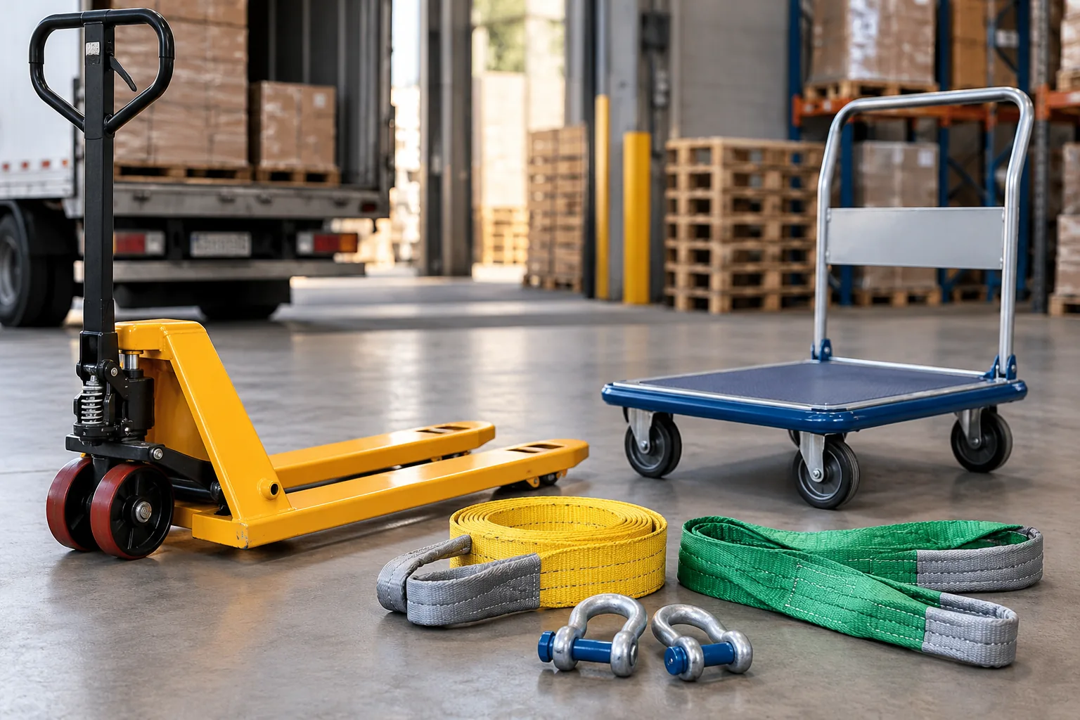 Illustrative Material Handling Equipment scene