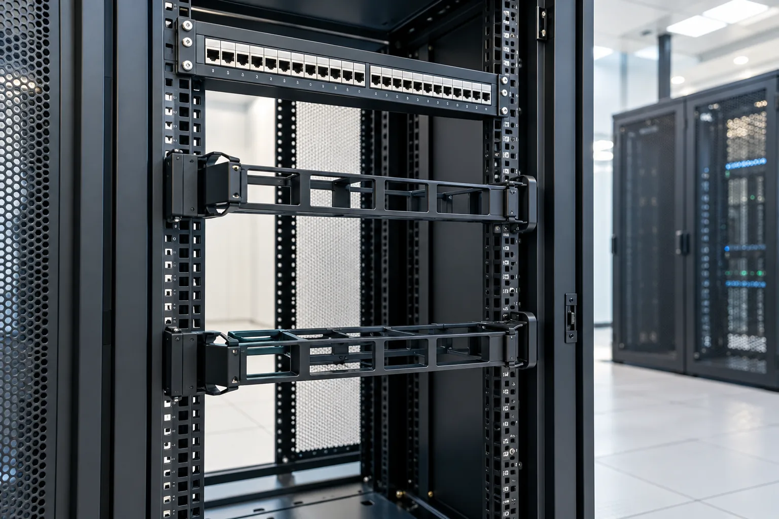 Illustrative Racks, Cabinets & Cable Management scene