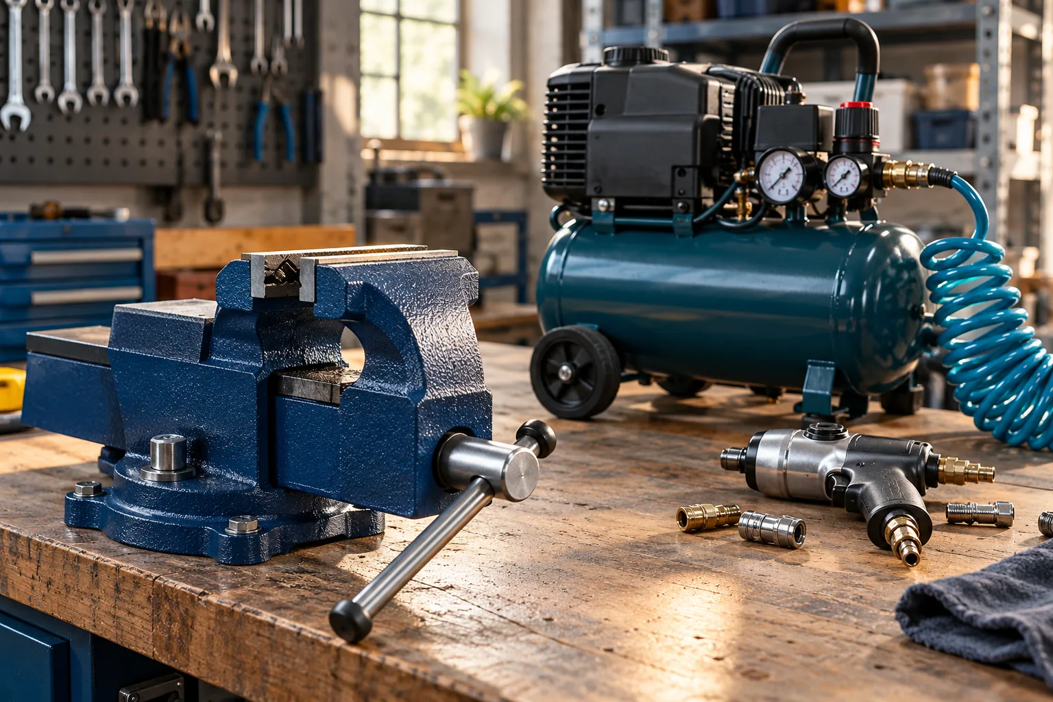 Illustrative Workshop & Maintenance Equipment scene