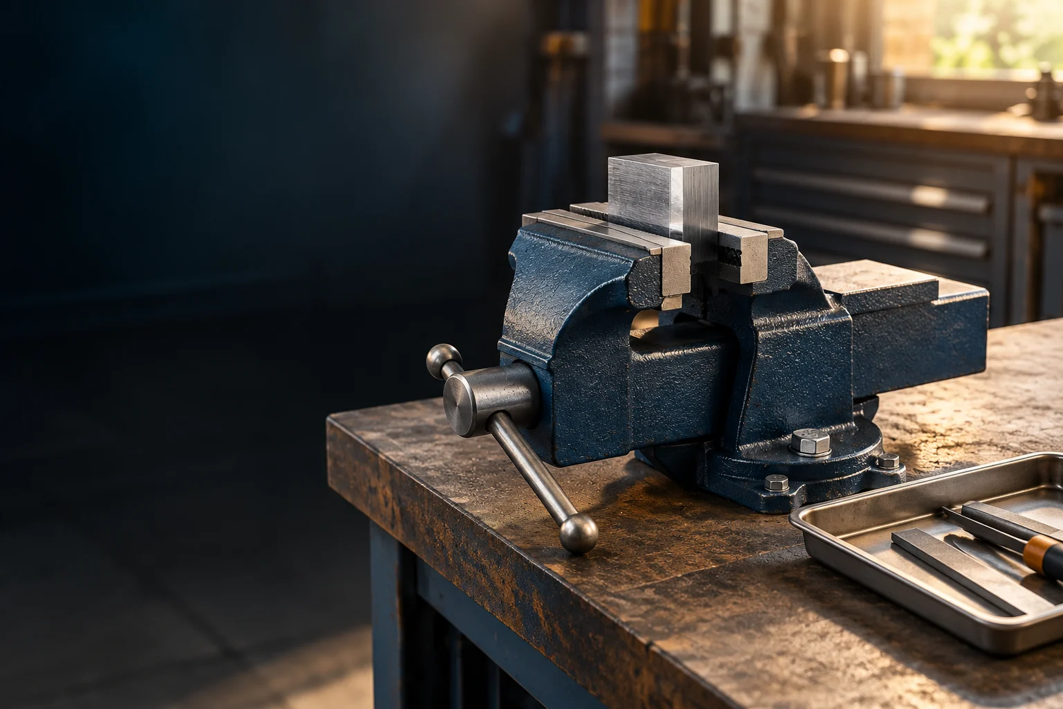 Illustrative workshop & maintenance equipment product scene